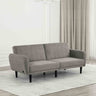Aristide Futon Sofa Bed with USB-A & USB-C Charging - Gray