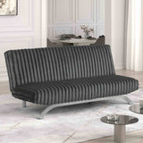 Villeneuve Contemporary Futon Sofa Bed - Charcoal