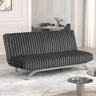 Villeneuve Contemporary Futon Sofa Bed - Charcoal