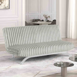 Villeneuve Contemporary Futon Sofa Bed - Light Gray