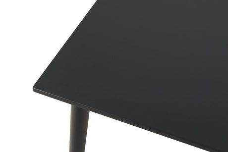 Beale Mid-Century Modern 60" Dining Table & Sets - Spindle-Back Chairs in Black or Walnut – Black & Brown, view 8