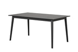 Beale Mid-Century Modern 60" Dining Table & Sets - Spindle-Back Chairs in Black or Walnut – Black & Brown, view 9