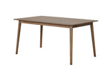 Beale Mid-Century Modern 60" Dining Table & Sets - Spindle-Back Chairs in Black or Walnut – Black & Brown, view 14