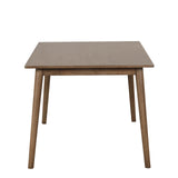 Beale Mid-Century Modern 60" Dining Table & Sets - Spindle-Back Chairs in Black or Walnut – Black & Brown, view 16