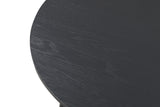 Yate Mid-Century 42" Round Dining Table, 5-Piece Set & Spindle Back Chairs in Black or Natural Oak – Black & Natural, view 9