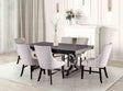Gosport Transitional 78.5" Trestle Dining Table & 7-Piece Set - Dining Table Only