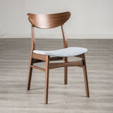 Skien Mid-Century Modern 59" Dining Table, Set & Chairs - 2 Side Chairs