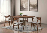Skien Mid-Century Modern 59" Dining Table, Set & Chairs - Table Only (59")