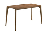 Ebikon Mid-Century Modern Dining Collection - Oval, Rectangular & Counter Tables with Boucle Chairs in Walnut – Brown & Beige, view 9