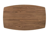 Ebikon Mid-Century Modern Dining Collection - Oval, Rectangular & Counter Tables with Boucle Chairs in Walnut – Brown & Beige, view 10