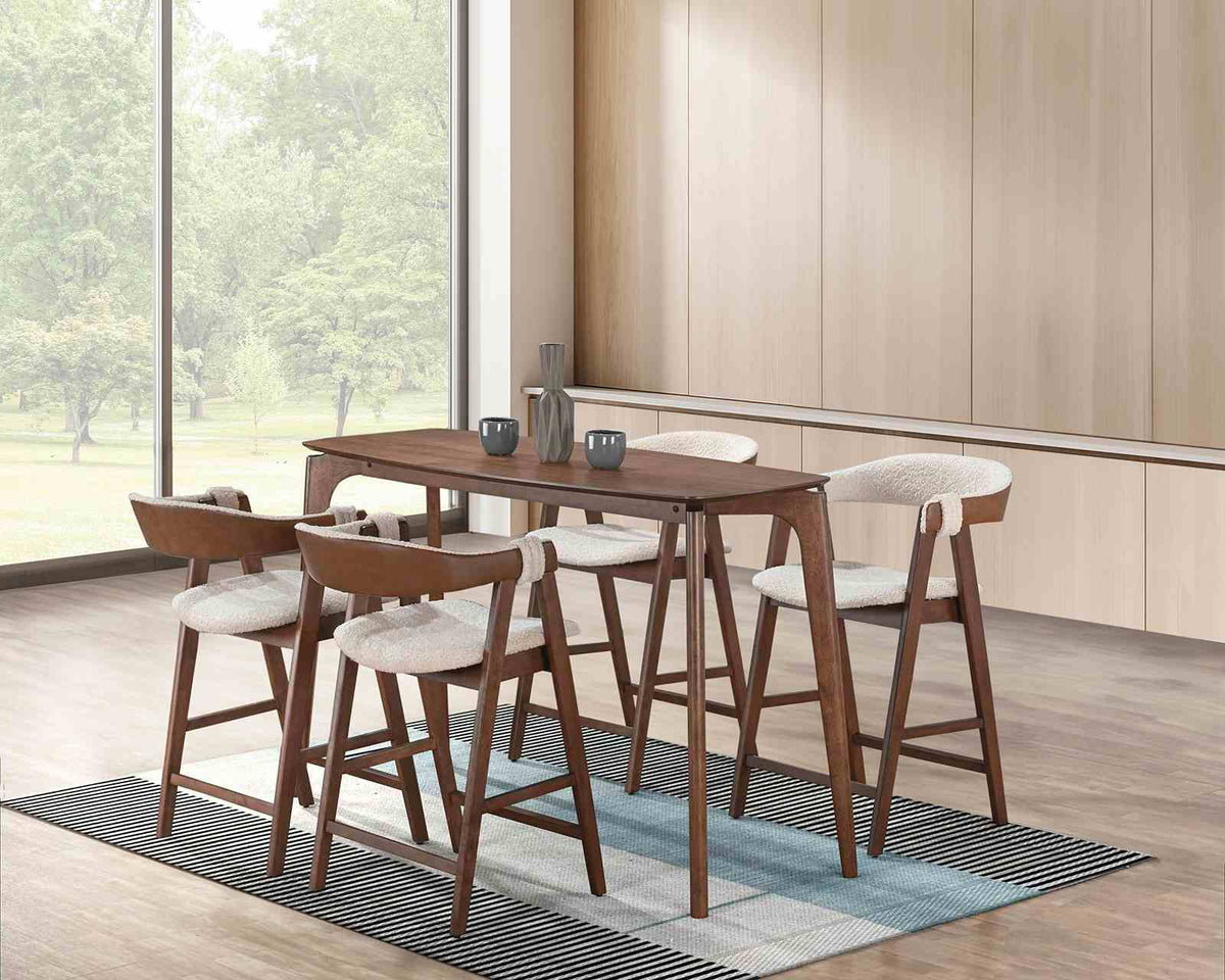 Ebikon Mid-Century Modern Dining Collection - Counter Table Only (59" x 21.5")