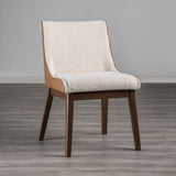 Viken Mid-Century Modern 71" Dining Table, Set & Chairs - 2 Side Chairs