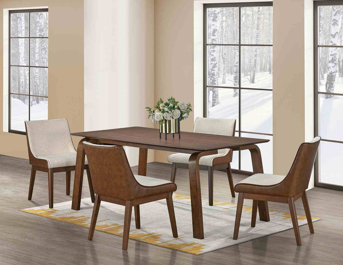 Viken Mid-Century Modern 71" Dining Table, Set & Chairs - Table Only (71")