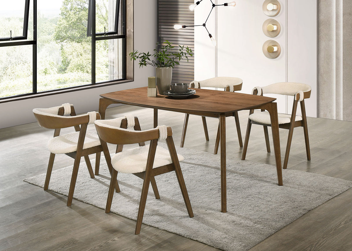 Ebikon Mid-Century Modern Dining Collection - Rectangular Table Only (59")