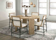 Edenbridge Contemporary Oak Dining Table & Set - Round Table Only (47")