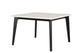 Sabro Contemporary Marble Top Dining Table & Dining Set - Round, Square or Rectangular at Dining or Counter Height – Black & White, view 19