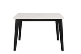 Sabro Contemporary Marble Top Dining Table & Dining Set - Round, Square or Rectangular at Dining or Counter Height – Black & White, view 20