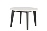 Sabro Contemporary Marble Top Dining Table & Dining Set - Round, Square or Rectangular at Dining or Counter Height – Black & White, view 8