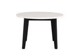 Sabro Contemporary Marble Top Dining Table & Dining Set - Round, Square or Rectangular at Dining or Counter Height – Black & White, view 9
