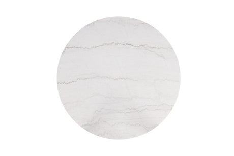 Sabro Contemporary Marble Top Dining Table & Dining Set - Round, Square or Rectangular at Dining or Counter Height – Black & White, view 11