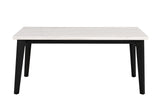 Sabro Contemporary Marble Top Dining Table & Dining Set - Round, Square or Rectangular at Dining or Counter Height – Black & White, view 14