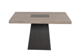 Broager Contemporary Dining Collection - 54" Round or Square Pedestal Table with Boucle Caster or Swivel Chairs – Natural & Brown, view 18