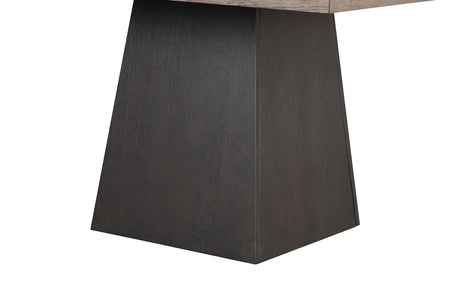 Broager Contemporary Dining Collection - 54" Round or Square Pedestal Table with Boucle Caster or Swivel Chairs – Natural & Brown, view 19