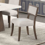 Grasten Contemporary Marble Top Dining Collection - 2 Side Chairs