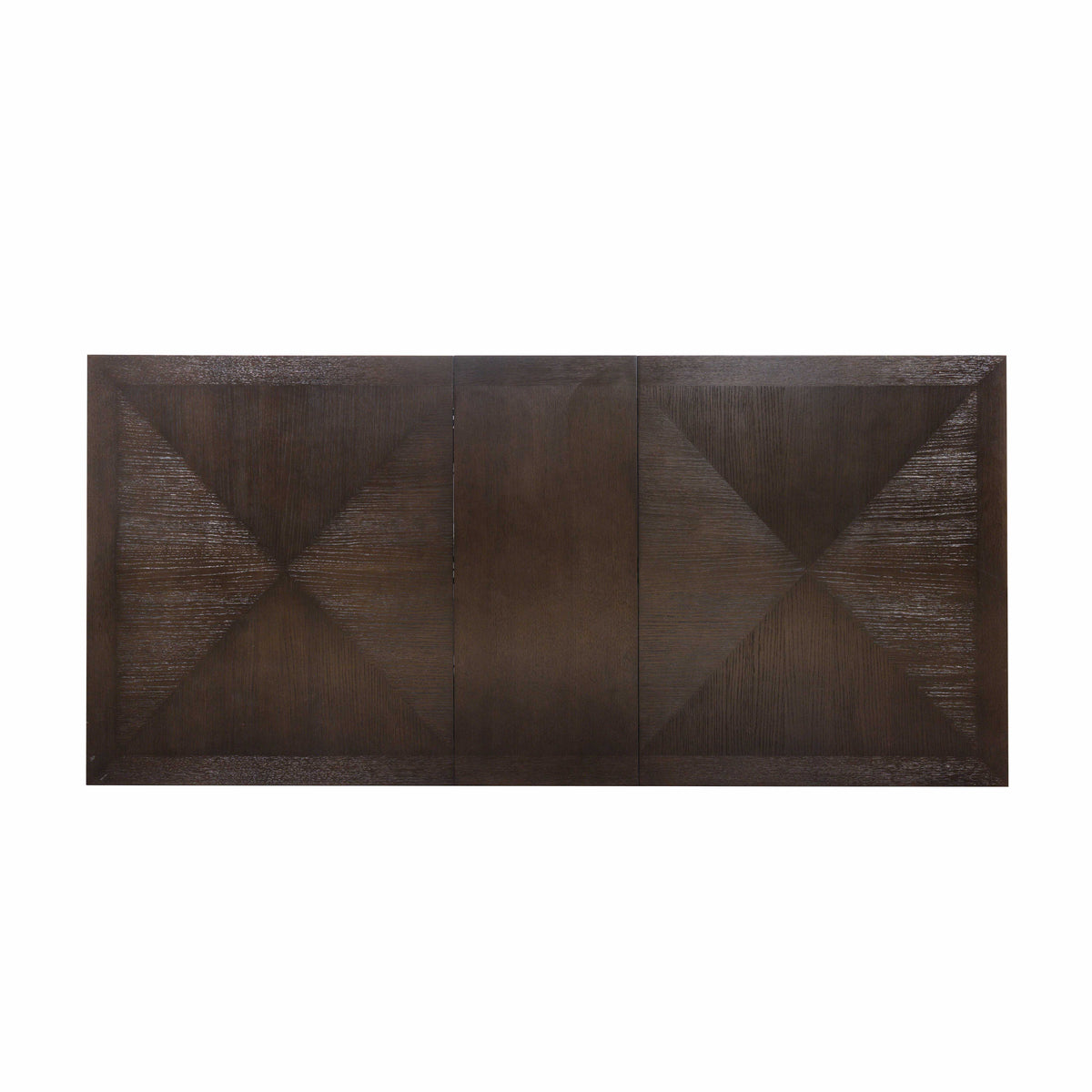 Hinwitz Transitional 90" Dining Table & Sets - Faceted Panel Back Chairs in White Oak or Espresso – Brown & Natural, view 5