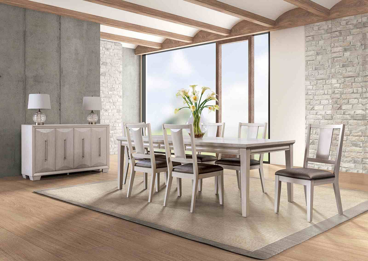 Hinwitz Transitional 90" Dining Table & Sets - Table Only (90")