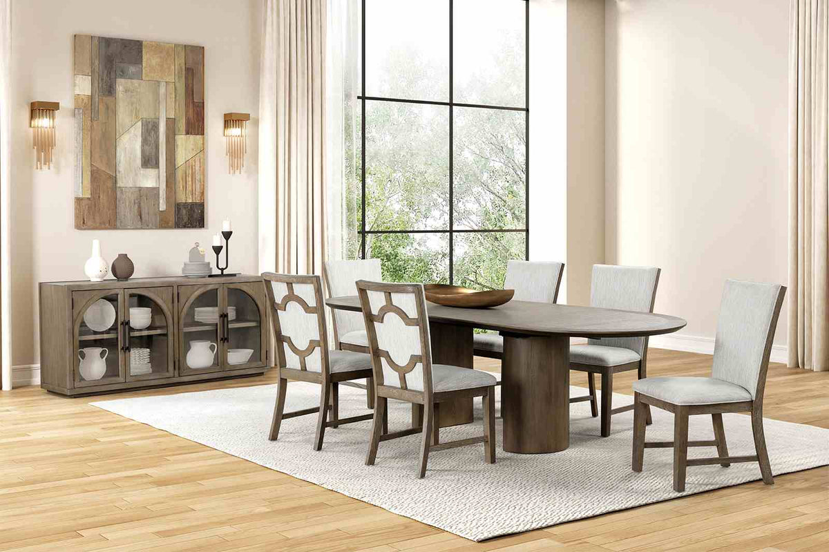 Clements Modern Farmhouse Dining Collection - Extendable Table Only (66"-102")