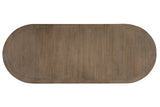 Clements Modern Farmhouse Dining Collection - 102" Extendable Plinth Table, Chairs & Glass-Door Sideboard in Oak – Natural & Brown, view 9