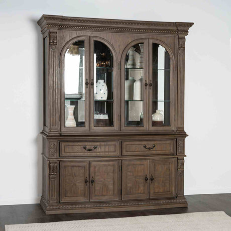 Oakham Rustic 108" Dining Collection - Hutch & Buffet