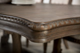 Oakham Rustic 108" Dining Collection - Shield Back Chairs, Hutch & Sideboard in Weathered Oak – Natural & Beige, view 7