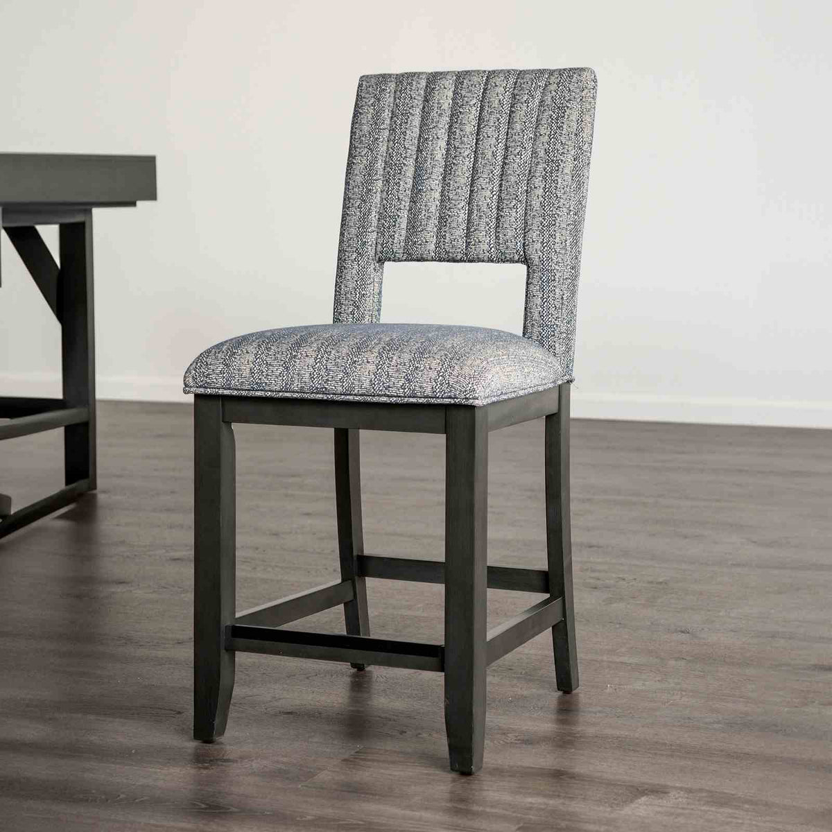 Potton Transitional 60" Counter Height Dining Table & Set - 2 Counter Height Chairs