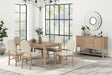 Rheinfall Transitional Dining Chairs & Server - 2 Side Chairs