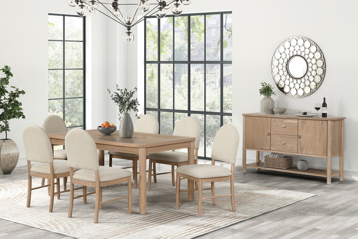 Rheinfall Transitional Dining Chairs & Server - 2 Side Chairs