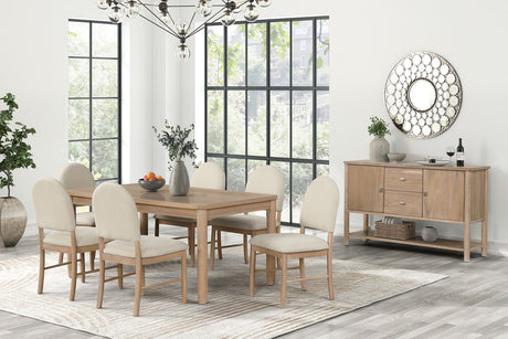 Rheinfall Transitional Dining Chairs & Server - 2 Side Chairs