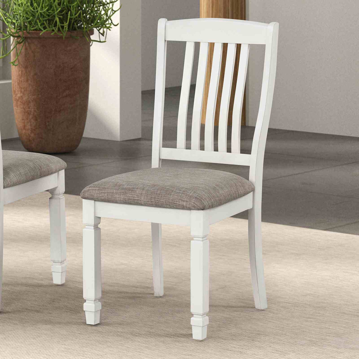 Pendola Rustic Farmhouse 72" Dining Table with Drawers & Set - 2 Side Chairs