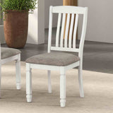 Pendola Rustic Farmhouse 72" Dining Table with Drawers & Set - 2 Side Chairs