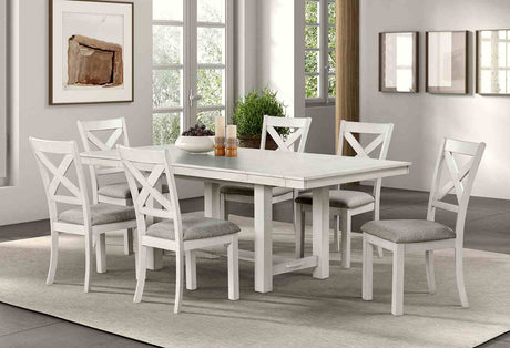 Ferrone Farmhouse 84" Extendable Dining Table & Set - Extendable Table Only (84")