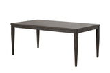 Woolwich Modern 72" Dining Table & Set - Wegner-Style Legs & Upholstered Chairs in Dark Walnut – Brown, view 3