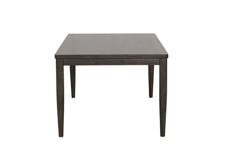 Woolwich Modern 72" Dining Table & Set - Wegner-Style Legs & Upholstered Chairs in Dark Walnut – Brown, view 7