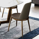 Norelli Contemporary 71" Ceramic Top Trestle Dining Table & Set - 2 Side Chairs