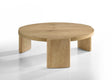 Poltimore Round Plinth-Base Cocktail & End Table - Round Cocktail Table