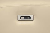 Schlieren Power Reclining Sofa, Loveseat & Recliner - Contour Arms with USB Charging in Leatherette – Beige & Black, view 16