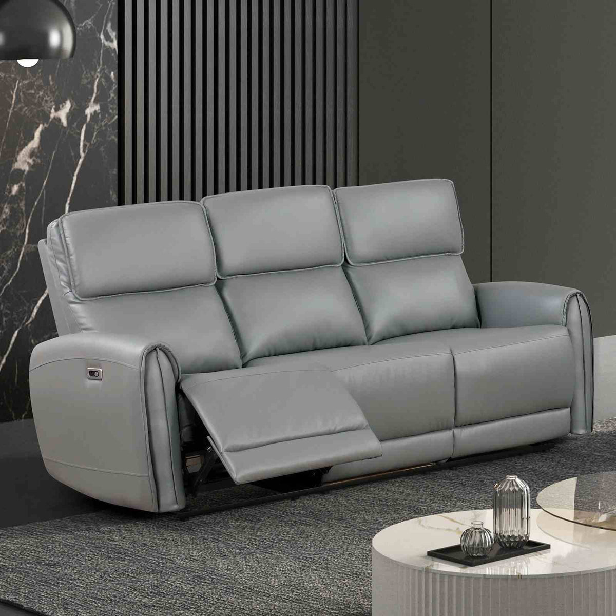 Schlieren Power Reclining Sofa, Loveseat & Recliner - Power Sofa