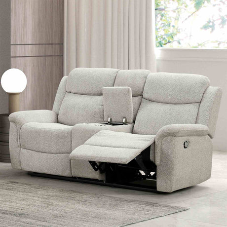 Sandbach Contemporary Reclining Sofa, Console Loveseat & Glider Recliner - Reclining Loveseat w/ Console