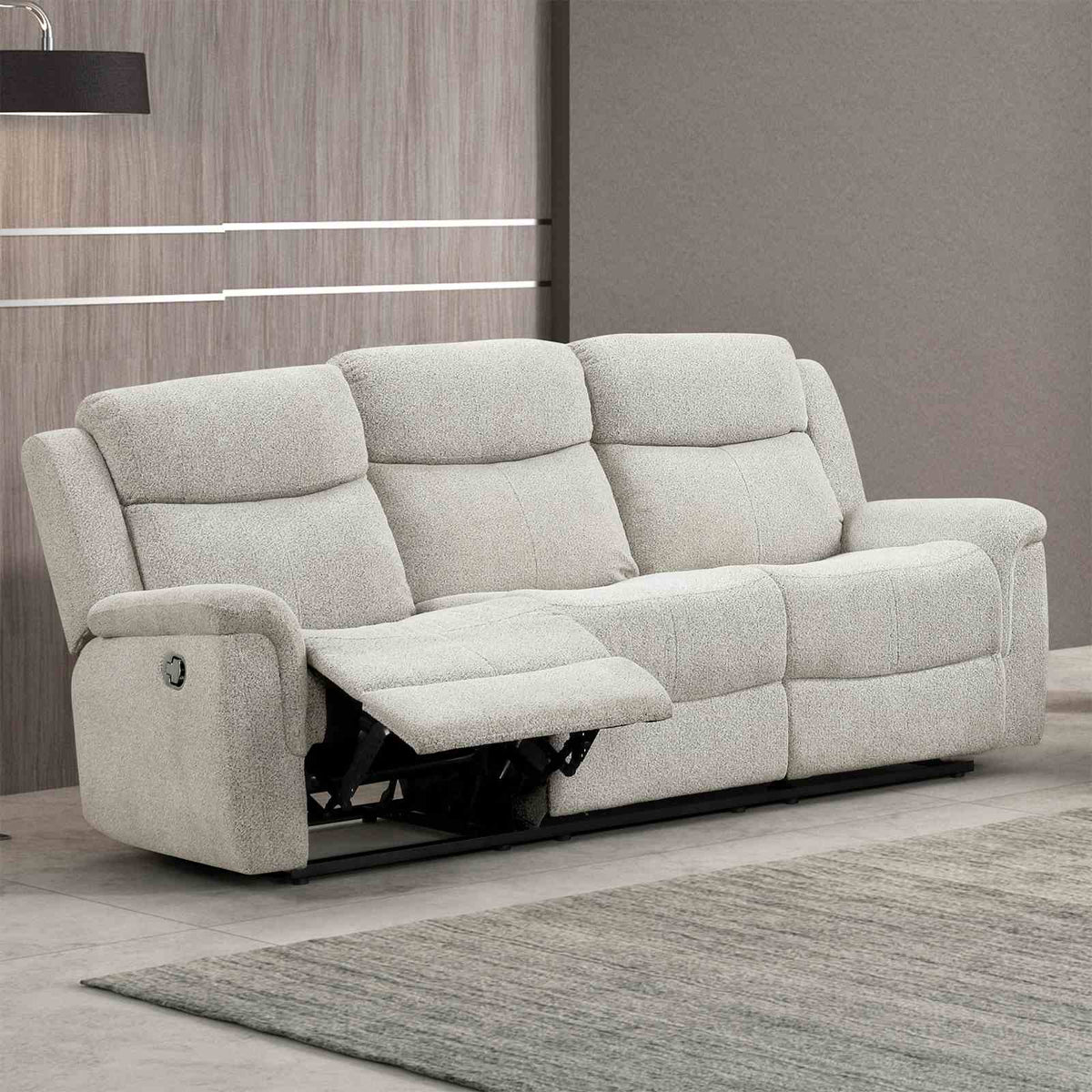 Sandbach Contemporary Reclining Sofa, Console Loveseat & Glider Recliner - Reclining Sofa