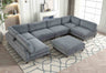 Dagenham Contemporary Modular Sectional Sofa - Layout A (178" x 89")